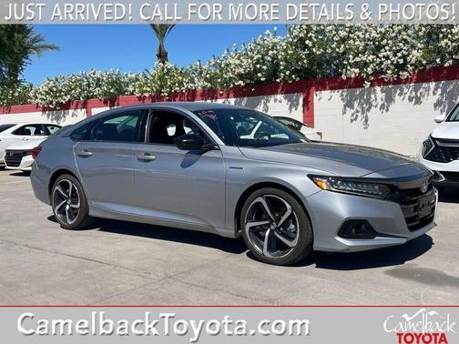 Lunar Silver 2022 Honda Accord Hybrid Sport