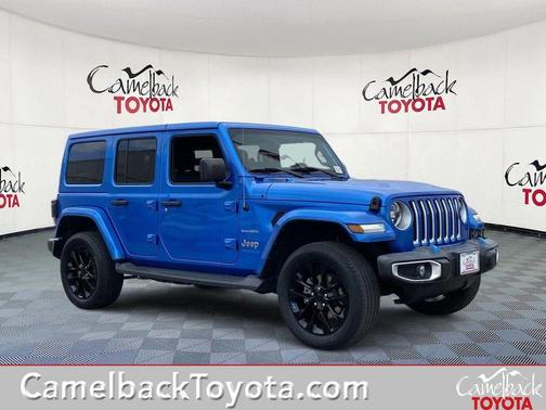 Hydro Blue Pearlcoat 2023 Jeep Wrangler 4xe Sahara