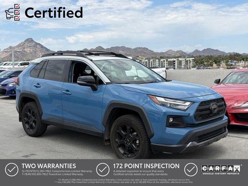 Cavalry Blue 2023 Toyota RAV4 TRD Off Road
