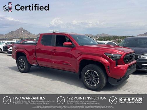 Supersonic Red 2024 Toyota Tacoma TRD Sport