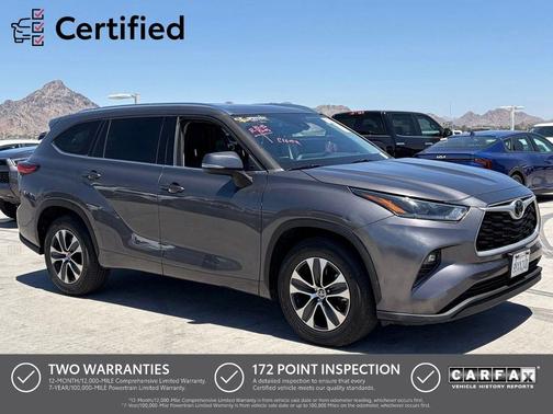 Magnetic Gray Metallic 2021 Toyota Highlander XLE