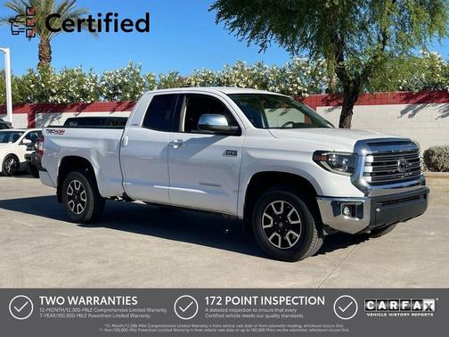 Super White 2021 Toyota Tundra Limited