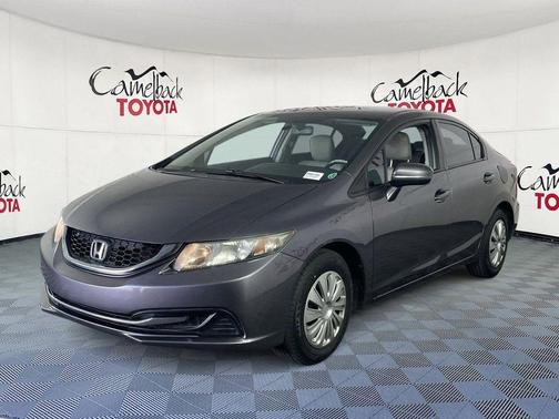 Modern Steel Metallic 2014 Honda Civic LX
