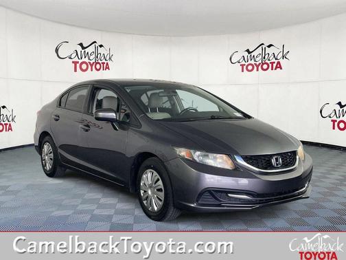 Modern Steel Metallic 2014 Honda Civic LX