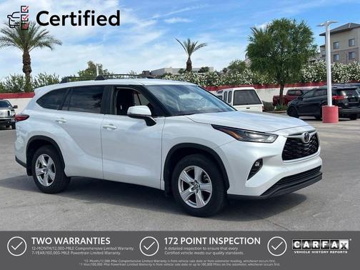 Wind Chill Pearl 2023 Toyota Highlander LE