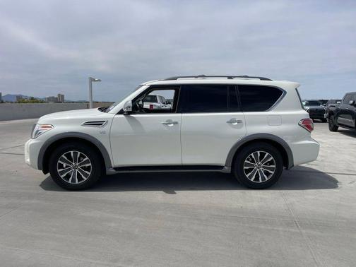 Pearl White 2017 Nissan Armada SL