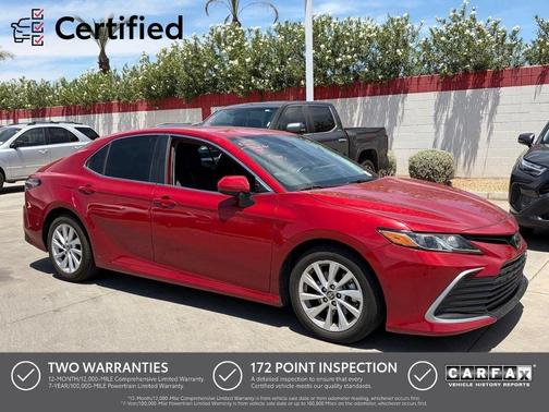 Supersonic Red 2024 Toyota Camry LE