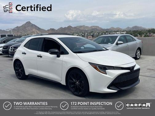 Super White 2021 Toyota Corolla SE
