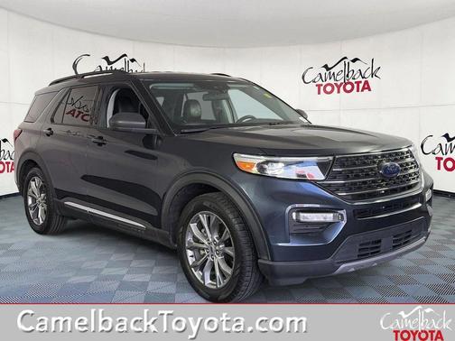 Stone Blue Metallic 2022 Ford Explorer XLT