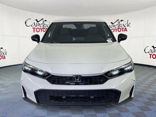 Platinum White Pearl 2025 Honda Civic Sport
