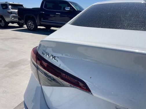 Platinum White Pearl 2025 Honda Civic Sport