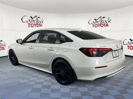 Platinum White Pearl 2025 Honda Civic Sport