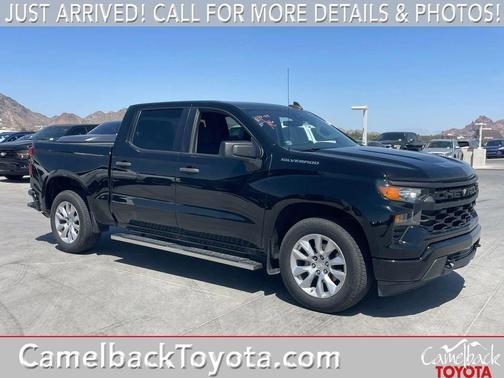 Black 2022 Chevrolet Silverado 1500 Custom