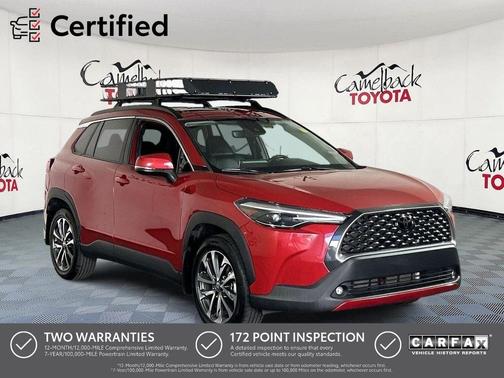 Barcelona Red Metallic 2022 Toyota Corolla Cross XLE