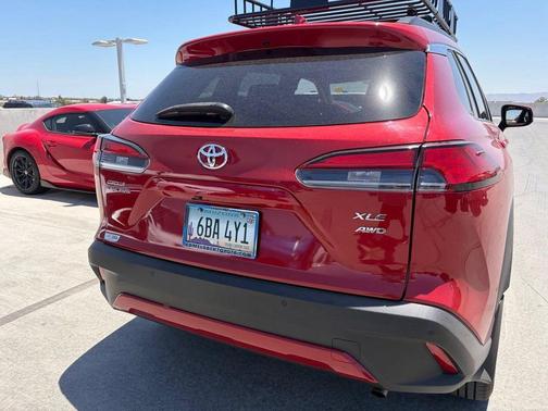 Barcelona Red Metallic 2022 Toyota Corolla Cross XLE