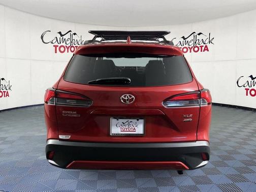 Barcelona Red Metallic 2022 Toyota Corolla Cross XLE