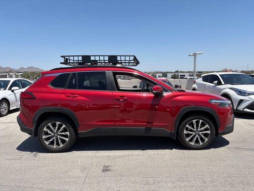 Barcelona Red Metallic 2022 Toyota Corolla Cross XLE
