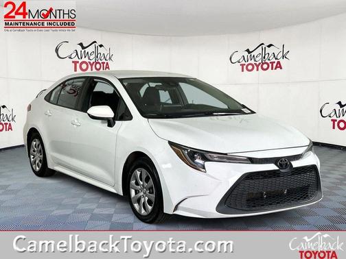 Super White 2021 Toyota Corolla LE