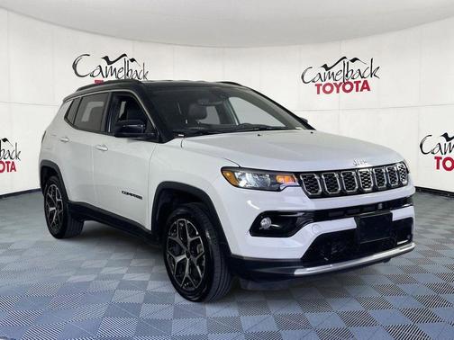 Bright White Clearcoat 2025 Jeep Compass Limited