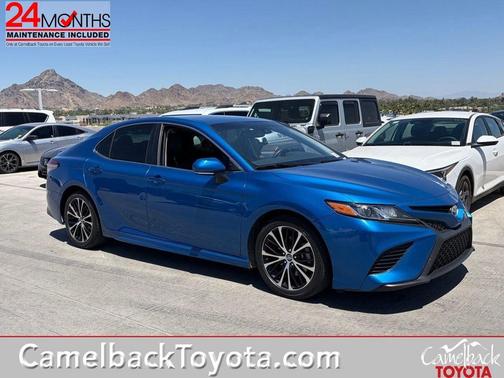 Blue Streak Metallic 2018 Toyota Camry SE