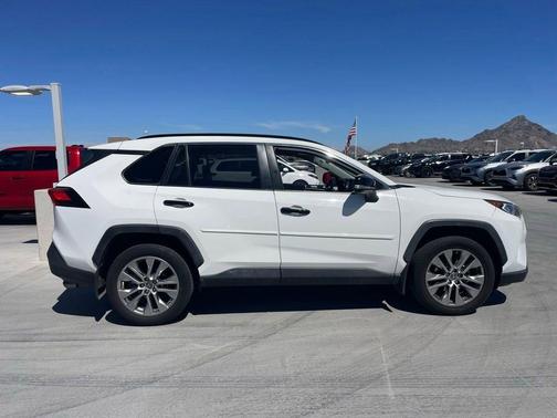 Super White 2019 Toyota RAV4 XLE Premium