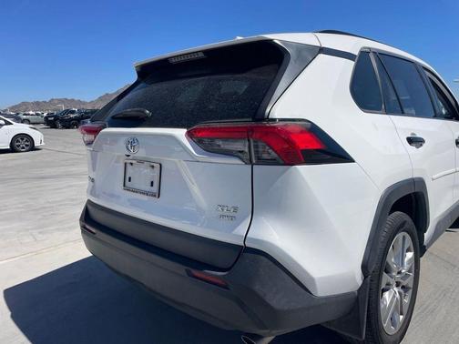Super White 2019 Toyota RAV4 XLE Premium