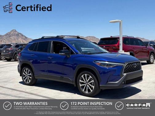 Blue Crush 2025 Toyota Corolla Cross XLE