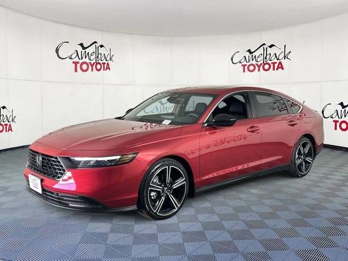 Radiant Red 2023 Honda Accord Hybrid Sport