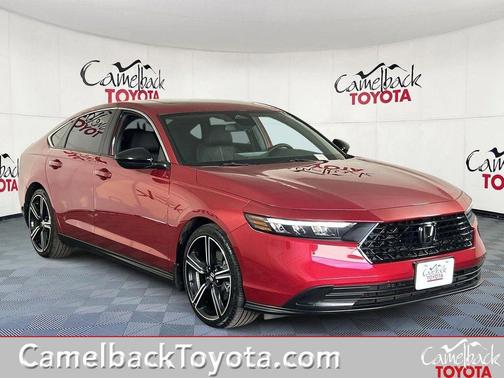 Radiant Red 2023 Honda Accord Hybrid Sport