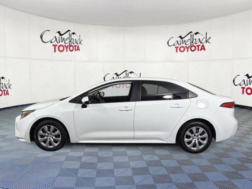 White 2022 Toyota Corolla LE