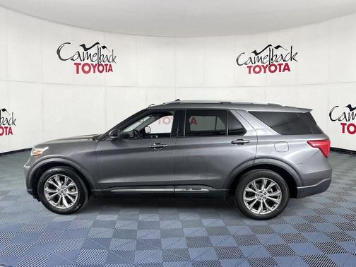 Gray Metallic 2021 Ford Explorer Limited