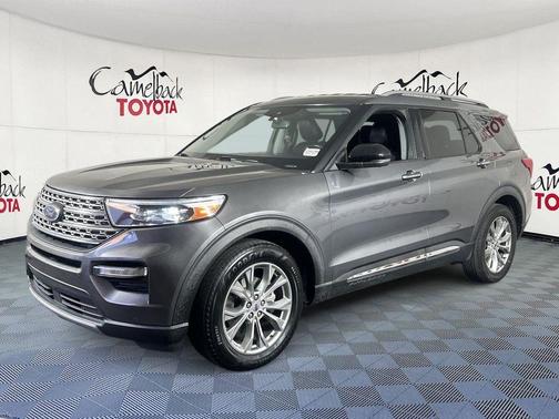 Gray Metallic 2021 Ford Explorer Limited