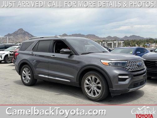 Gray Metallic 2021 Ford Explorer Limited