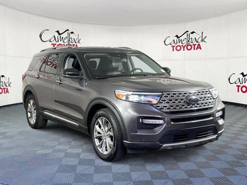 Gray Metallic 2021 Ford Explorer Limited