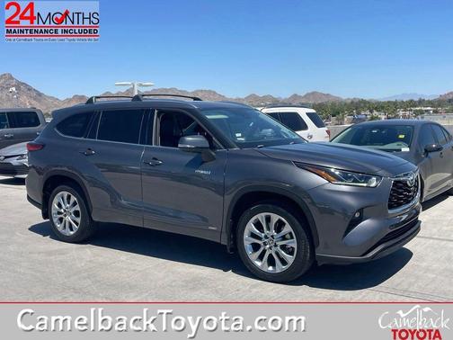 Magnetic Gray Metallic 2020 Toyota Highlander Hybrid Limited