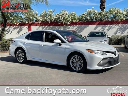 Wind Chill Pearl 2020 Toyota Camry XLE