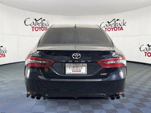 Midnight Black Metallic 2022 Toyota Camry XSE