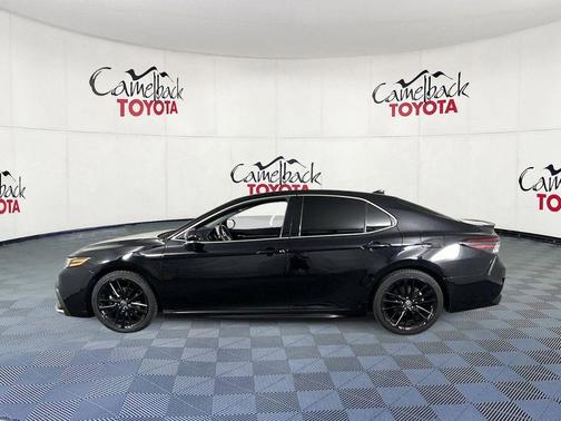 Midnight Black Metallic 2022 Toyota Camry XSE