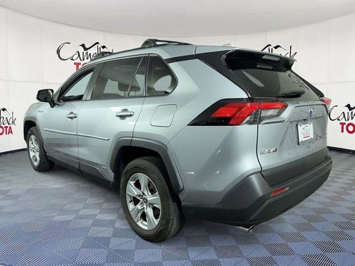 Silver Sky Metallic 2021 Toyota RAV4 Hybrid XLE