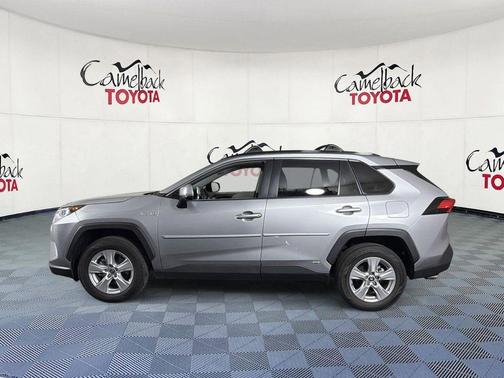 Silver Sky Metallic 2021 Toyota RAV4 Hybrid XLE