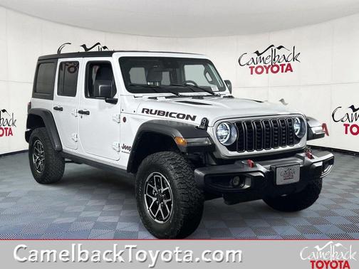 Bright White Clearcoat 2025 Jeep Wrangler Rubicon