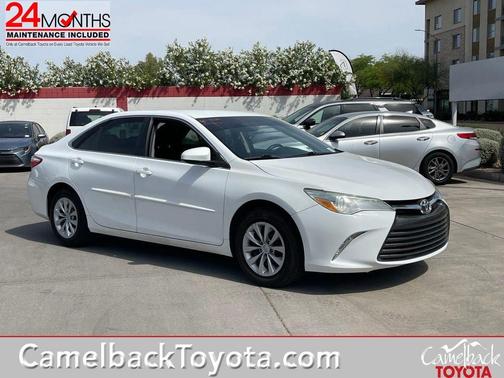 Super White 2016 Toyota Camry LE