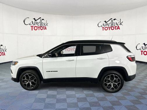 Bright White Clearcoat 2025 Jeep Compass Limited