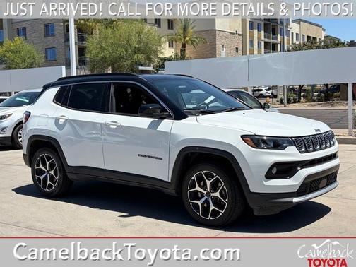 Bright White Clearcoat 2025 Jeep Compass Limited