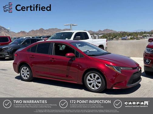 Ruby Flare Pearl 2023 Toyota Corolla LE