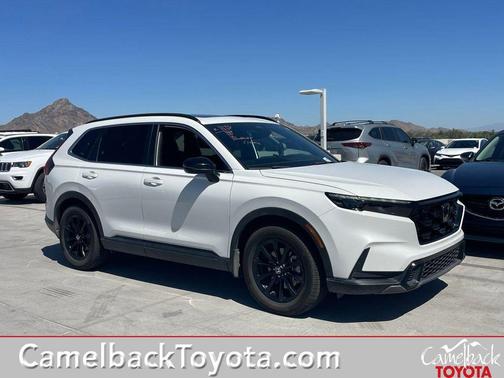 Platinum White Pearl 2023 Honda CR-V Hybrid Sport FWD