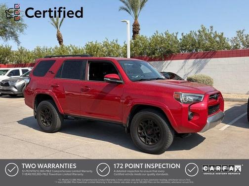 Barcelona Red Metallic 2021 Toyota 4Runner TRD Off Road Premium