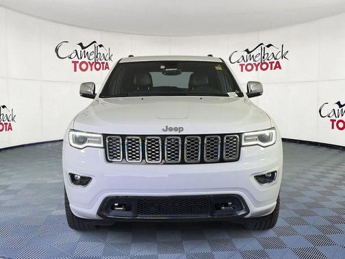 Bright White Clearcoat 2018 Jeep Grand Cherokee Overland