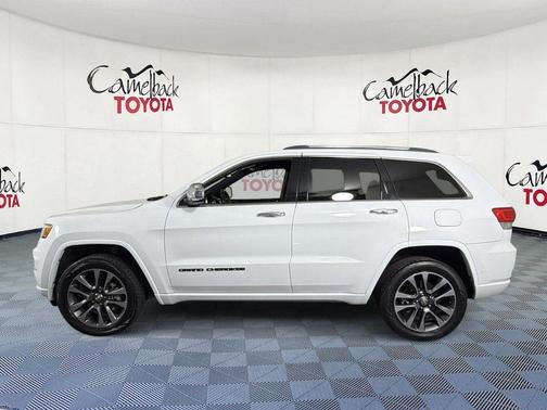 Bright White Clearcoat 2018 Jeep Grand Cherokee Overland