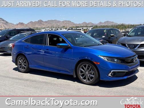 Aegean Blue Metallic 2020 Honda Civic EX